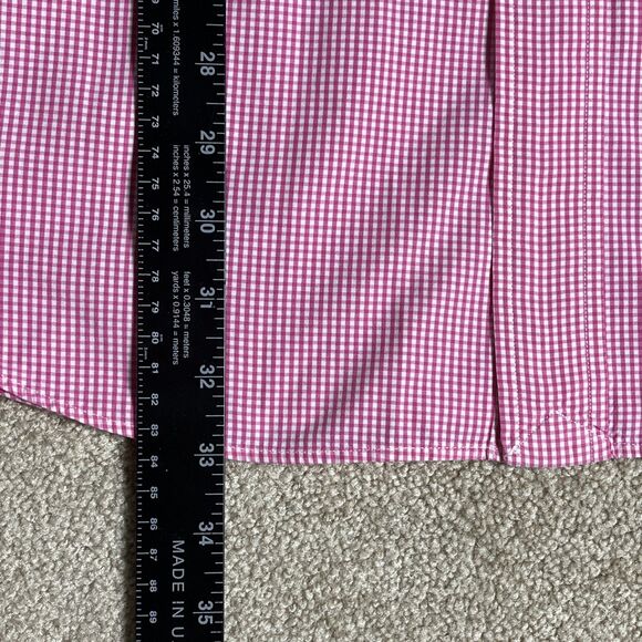 VTG NWOT‎ 90s Ralph Lauren Mens Shirt L Blake 100% Two-Ply Cotton Gingham Check - Picture 12 of 14